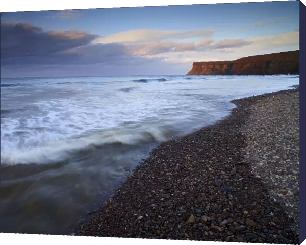 A view towards Hunt Cliff from the beach at Saltburn, North Yorkshire, Yorkshire