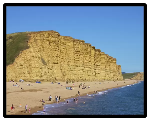 East Cliff, West Bay, Dorset, Jurassic Coast, UNESCO World Heritage Site