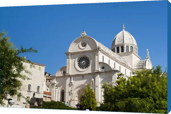 Katedrala Sv. Jakova (St. James Cathedral), UNESCO World Heritage Site, Sibenik, Dalmatia region, Croatia, Europe