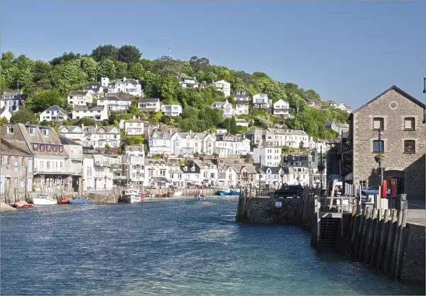 The harbour in Looe in Cornwall, England, United Kingdom, Europe