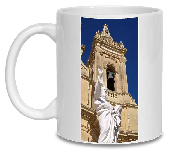Church at Gharb, Gozo, Malta, Mediterranean, Europe