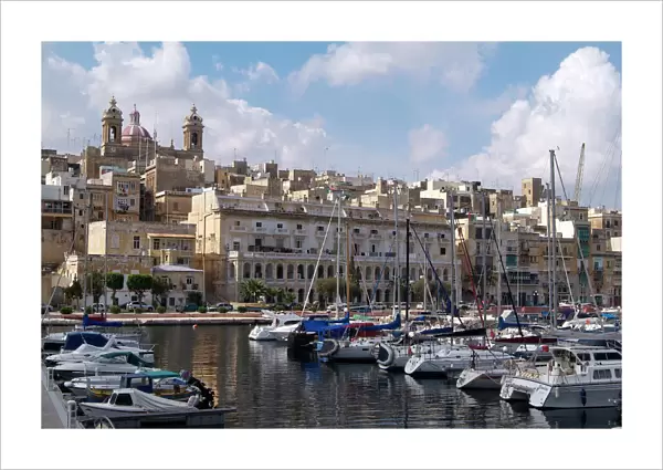 Senglea harbour, Malta, Mediterranean, Europe