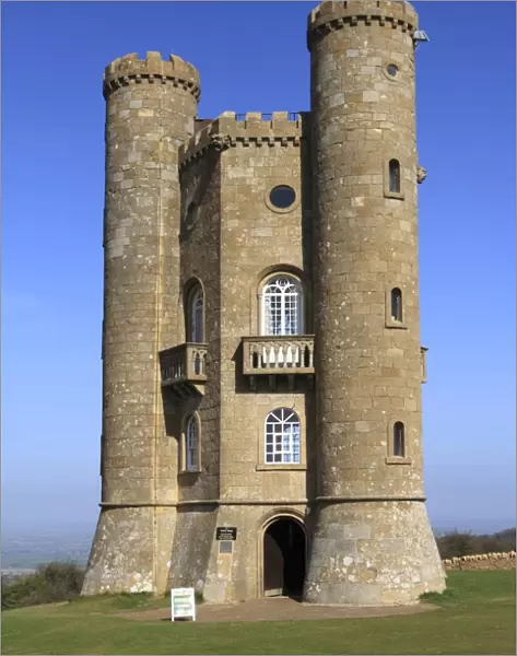 Broadway tower, Cotswolds, Worcestershire, England, United Kingdom, Europe