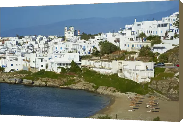 Beach, Naoussa, Paros, Cyclades, Aegean, Greek Islands, Greece, Europe