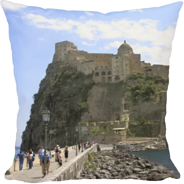 Castle, island of Ischia, Campania, Italy, Mediterranean, Europe