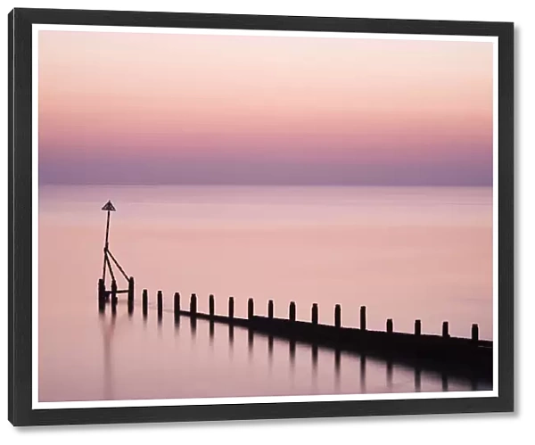 Selsey Bill at sunset, Selsey, West Sussex, England, United Kingdom, Europe