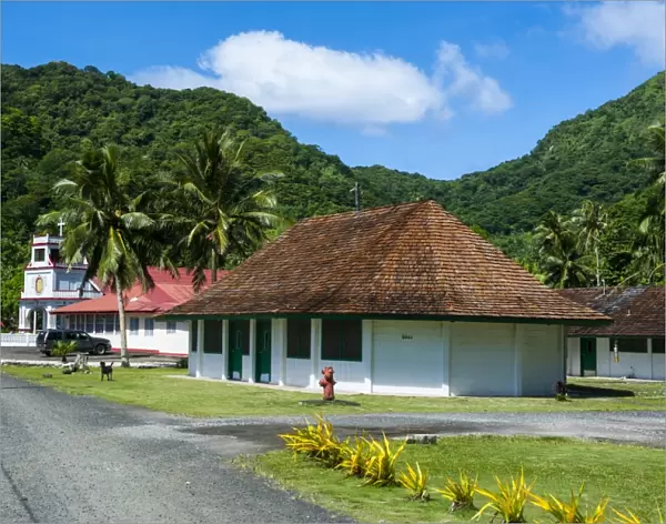 Afono village, American Samoa, South Pacific, Pacific