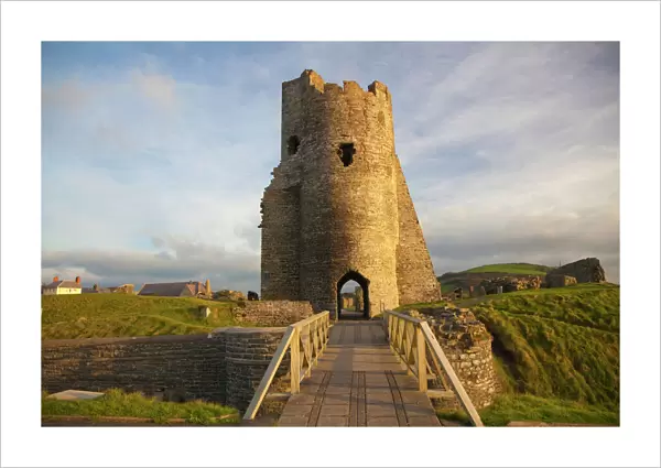 Aberystwyth Castle, Ceredigion, West Wales, United Kingdom, Europe