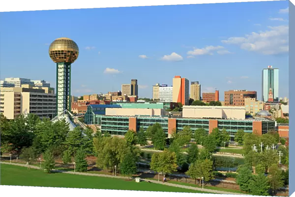 Sunsphere in Worlds Fair Park, Knoxville, Tennessee, United States of America, North America