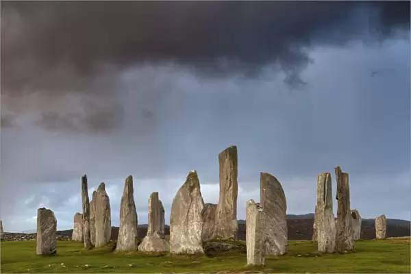 Standing Stones of Callanish, near Carloway, Isle of Lewis, Outer Hebrides, Scotland, United Kingdom, Europe