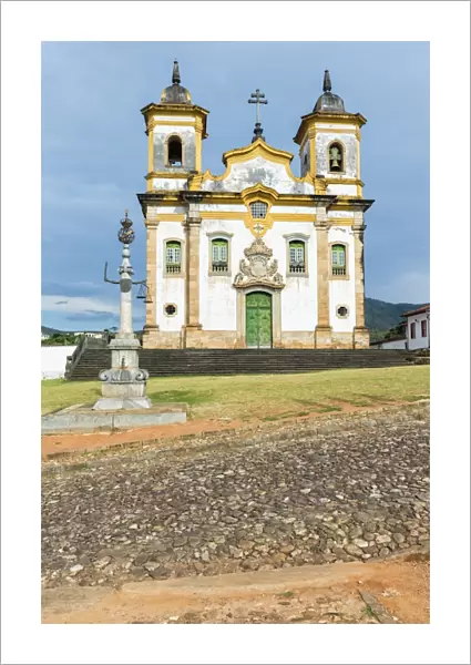 Baroque Church of Sao Francisco de Assis, Praca de Minas Gerais, Mariana, Minas Gerais, Brazil, South America