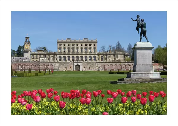 Cliveden House from parterre, Buckinghamshire, England, United Kingdom, Europe