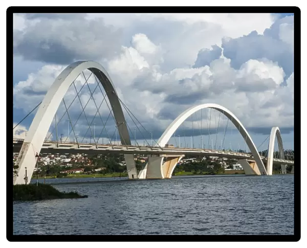 Bridge Kubitschek (JK Bridge), Brasilia, Brazil, South America