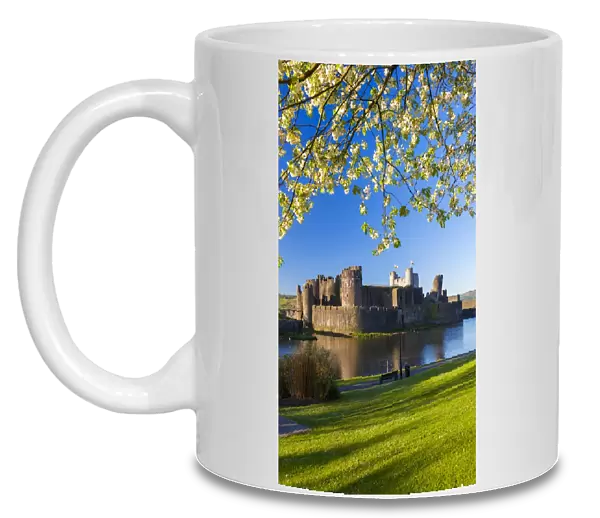 Caerphilly Castle, Gwent, Wales, United Kingdom, Europe