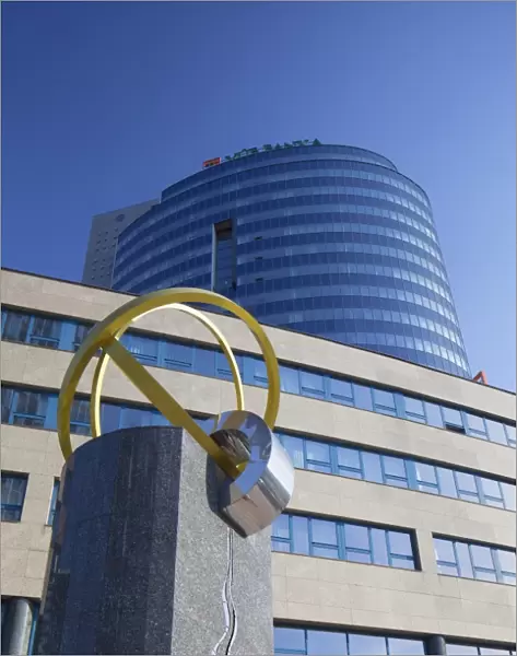 VUB Bank building in City Business Centre, Bratislava, Slovakia, Europe