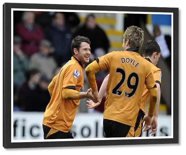 Matt Jarvis Scores the Opener: Wolverhampton Wanderers Ahead in Barclays Premier League Clash against Burnley