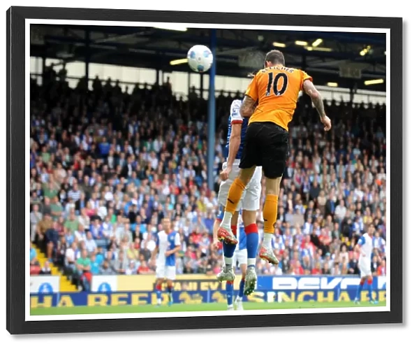 Steven Fletcher's Equalizing Goal: Wolverhampton Wanderers vs. Blackburn Rovers in the Premier League