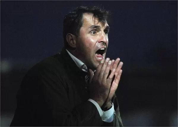 Barnet manager Martin Allen during his first game in charge of the club