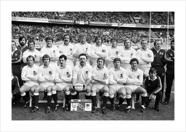 The England team that defeated France in the 1980 Five Nations