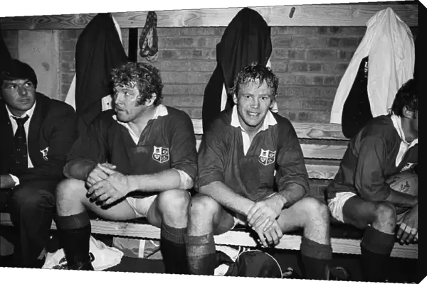 Peter Wheeler and Graham Price after victory in the 4th Test - 1980 British Lions Tour of South Africa