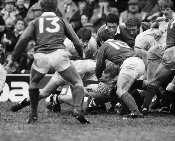 Dean Richards scores on his England debut - 1986 Five Nations