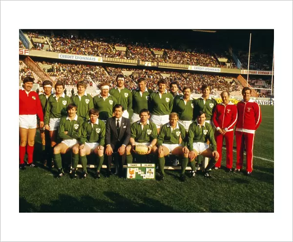 The Ireland team that faced France in the 1984 Five Nations