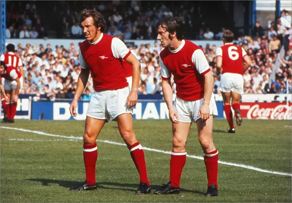 Bob McNab and George Armstrong - Arsenal