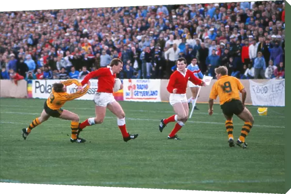 Paul Thorburn sets up Wales last-minute try against Australia - 1987 Rugby World Cup