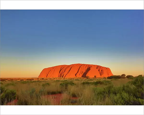 Sunset at Uluru, Ayers Rock, Uluru-Kata Tjuta National Park, Northern Territory