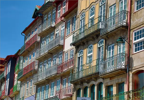 Traditional buildings and houses in Porto, Portugal