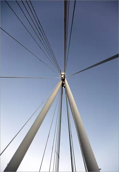 Suspension cables of the Golden Jubilee Bridge