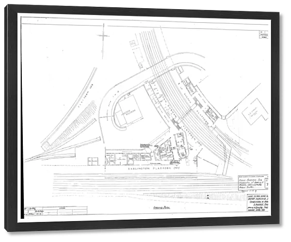 LNER Bishop Auckland Station Ground Plan [1934]