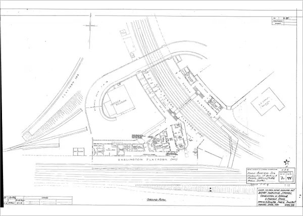 LNER Bishop Auckland Station Ground Plan [1934]