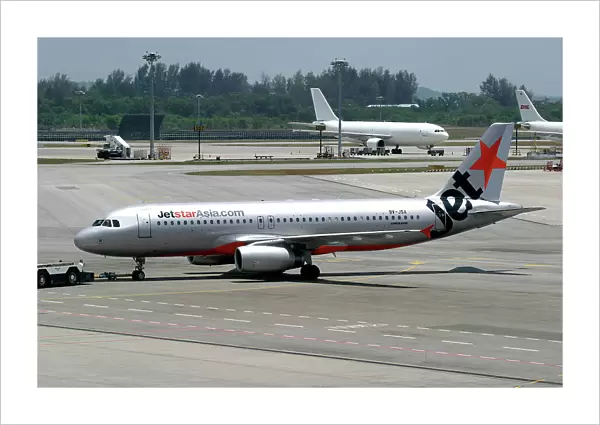 Airbus A320 Jetstar Asia at Changi Airport, Singapore