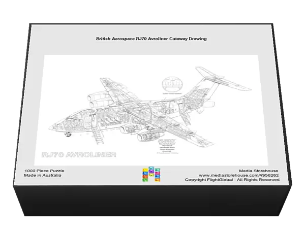 British Aerospace RJ70 Avroliner Cutaway Drawing