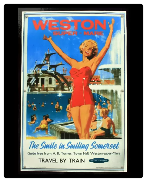 Weston super mare poster