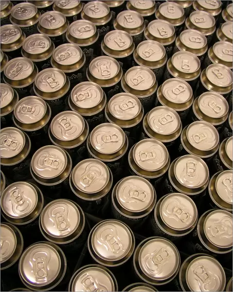 Beer cans. For commercial use please contact Photoslot at