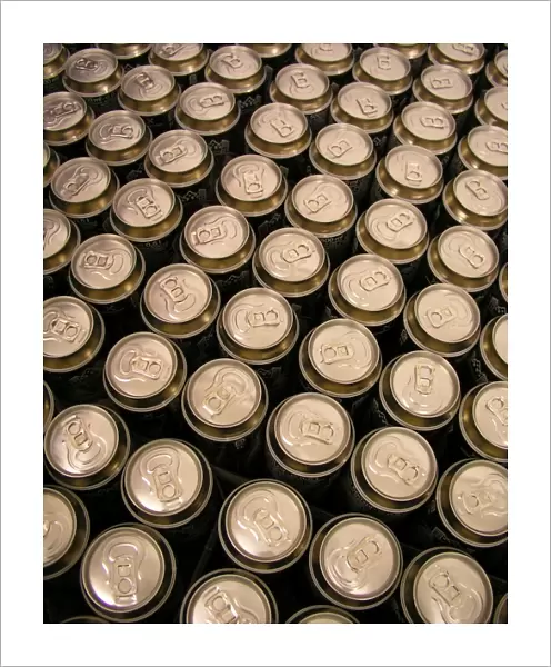 Beer cans. For commercial use please contact Photoslot at