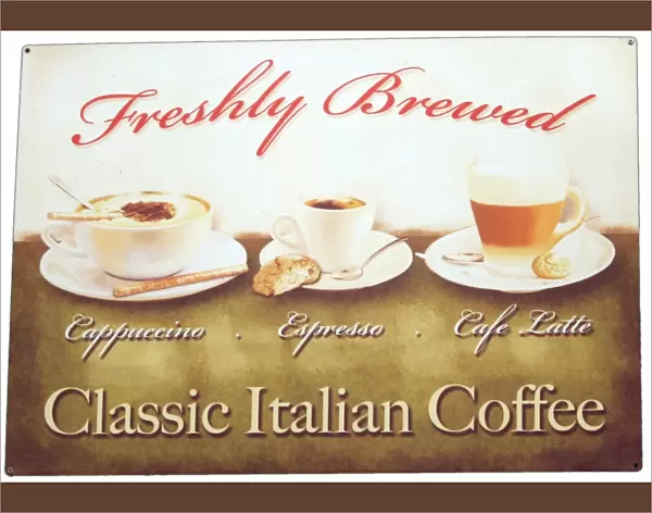 Italian coffee sign