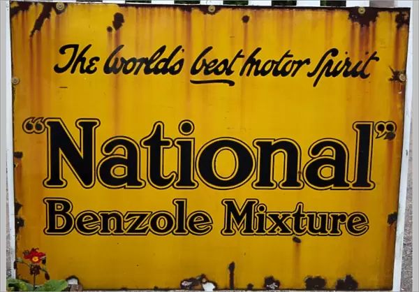 National vintage advertising poster