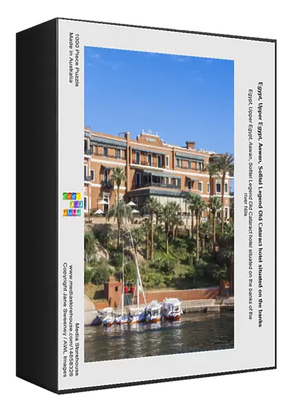 Egypt, Upper Egypt, Aswan, Sofitel Legend Old Cataract hotel situated on the banks
