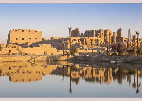 Egypt, Luxor, Karnak Temple, Temple of Amun & Sacred Lake