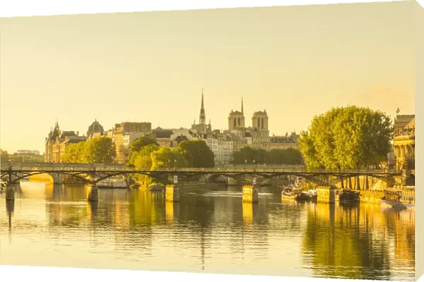 Notre Dame Cathedral & Pont des Arts, Paris, France