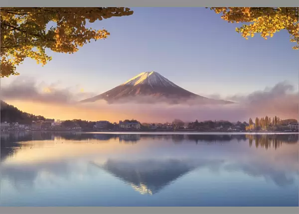 Japan, Fuji - Hakone - Izu National Park, Mt Fuji and Kawaguchi Ko Lake
