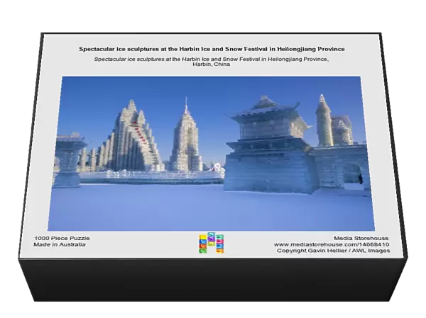 Spectacular ice sculptures at the Harbin Ice and Snow Festival in Heilongjiang Province