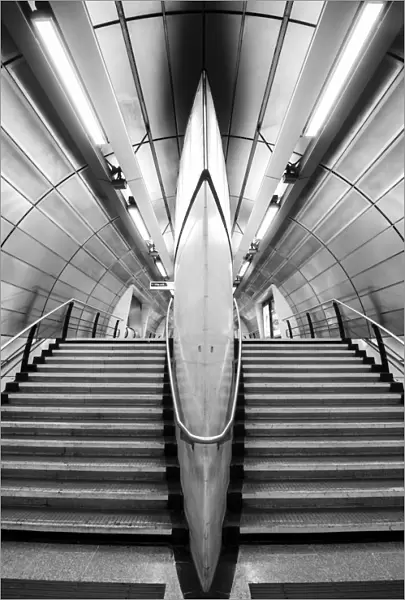 London Underground Station Staircase, London, England