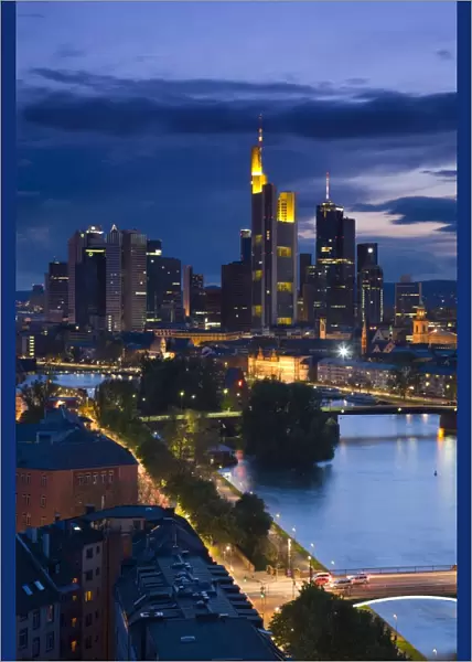 Germany, Hessen, Frankfurt-am-Main, Skyline