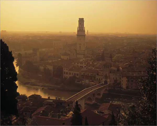 Duomo & River Adige, Verona, Italy