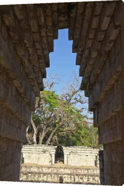 Honduras, Copan Ruinas, Copan Ruins, Central Plaza, Ball Court, AD 731