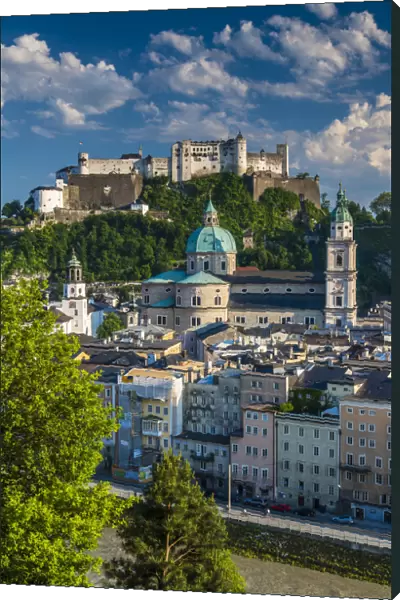 City skyline from Kapuzinerberg, Salzburg, Austria